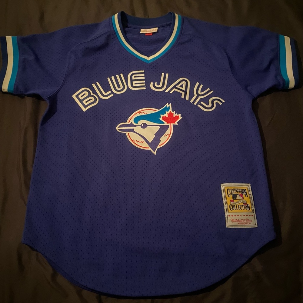 Mitchell and Ness Toronto Blue Jays Joe Carter batting jersey
